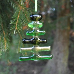 Sm juletrer til ophng - Grnne