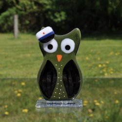 Sort ugle med HTX hue