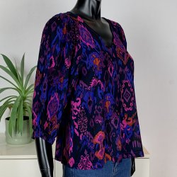 ZE-ZE Isla Blouse - Amethyst purple