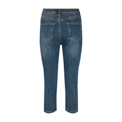 FREEQUENT Harlow CAPRI - Medium blue denim