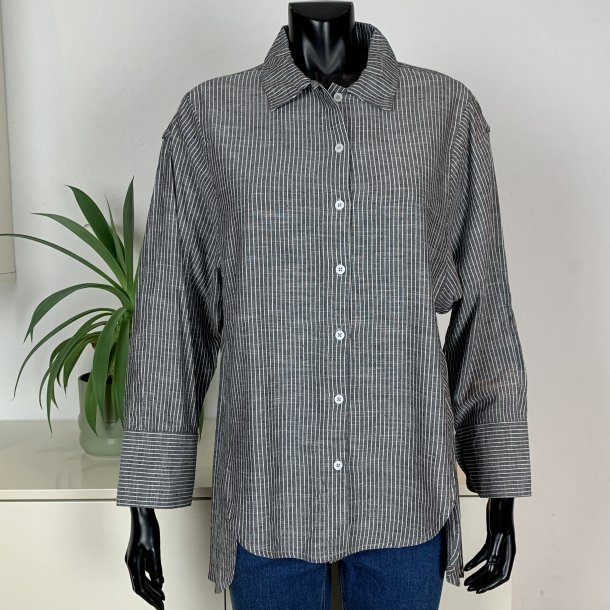 Ofelia Tulip Shirt - Grey Combi