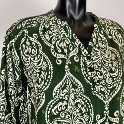 Ofelia Sati Blouse - Green