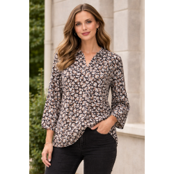 ZE-ZE Cille Blouse - Dark Sand