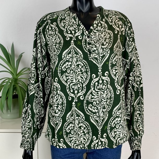 Ofelia Sati Blouse - Green