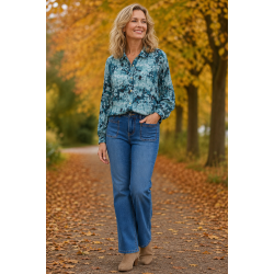 ZE-ZE Clara Blouse - Clary sage