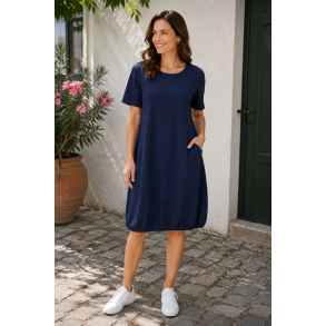 ZE-ZE Calista Tunic - Navy