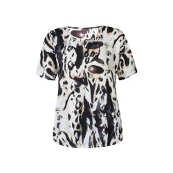 ZE-ZE Relly Blouse - Creme/Black