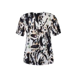 ZE-ZE Relly Blouse - Creme/Black