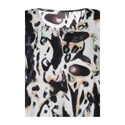 ZE-ZE Relly Blouse - Creme/Black