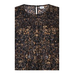 ZE-ZE Ruth Dress Black/Braun