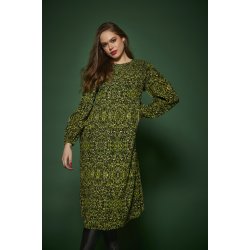 ZE-ZE Ruth Dress Cypress Green