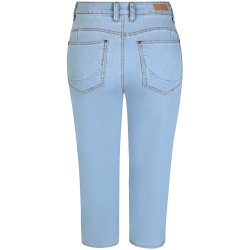 ZE-ZE Nordic Shape 02 Denim Capri Bukser - Angelite denim wash