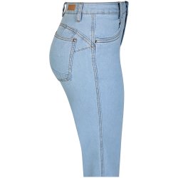 ZE-ZE Nordic Shape 02 Denim Capri Bukser - Angelite denim wash