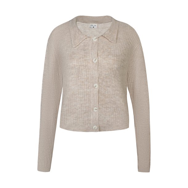 ZE-ZE Nordic Hannah Strik cardigan - Sand