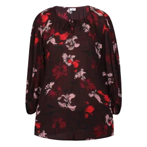 ZE-ZE Nordic Anabella Blouse - Bordeauxrd