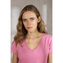 ZE-ZE Daria T-shirt - Pink Orchid
