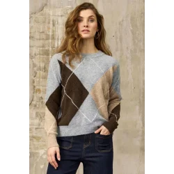 ZE-ZE Hanne Pullover - Grey Melange