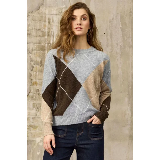ZE-ZE Hanne Pullover - Grey Melange
