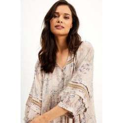 IN FRONT Lizette Dress - Beige