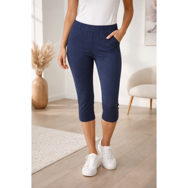ZE-ZE Edith Capri bukser - Navy