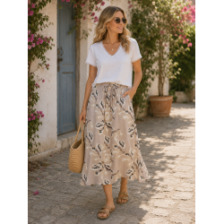 ZE-ZE Doma Skirt - Chateau