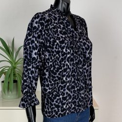 Ofelia Lou Shirt - Grey Combi