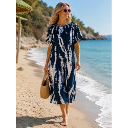 Ofelia Kikki Dress - Navy Combi