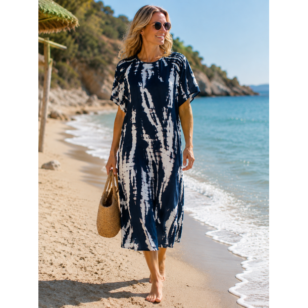 Ofelia Kikki Dress - Navy Combi