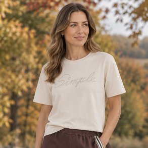 ZE-ZE Nordic Hedia T-shirt s/s - Sandshell