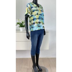 Ofelia Wenona Blouse - Blue Combi