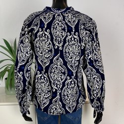 Ofelia Sati Blouse - Blue