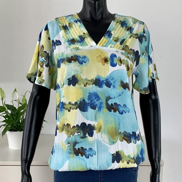 Ofelia Wenona Blouse - Blue Combi