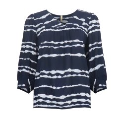 Ofelia Blaze Blouse - Navy