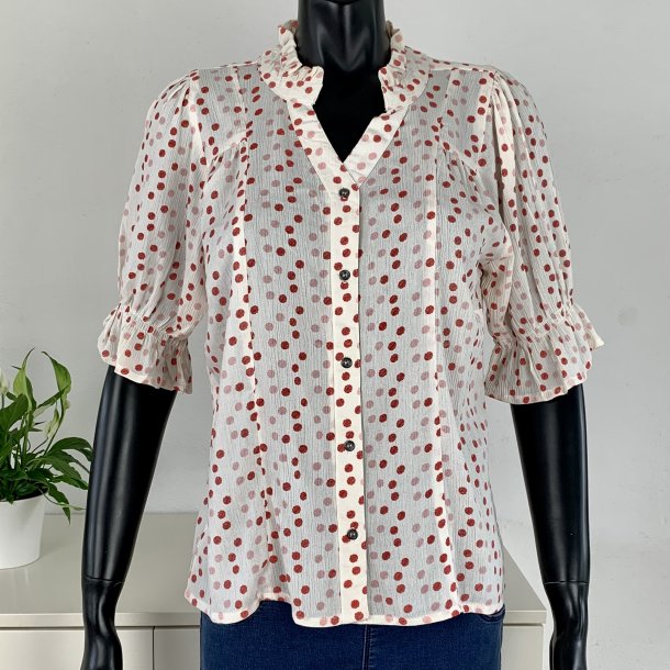 Ofelia Lou Shirt - Red Combi