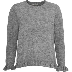 Ofelia Cloe Knit Pullover - Grey Melange