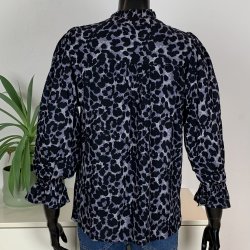 Ofelia Lou Shirt - Grey Combi