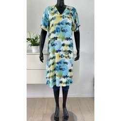 Ofelia Wenona Dress - Blue Combi
