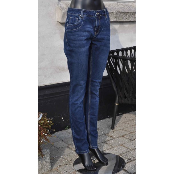 Ofelia Asta Jeans Denim Blue Fashion - Butique CharChri