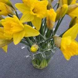 Glasgitter til blomster