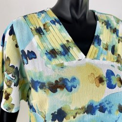 Ofelia Wenona Blouse - Blue Combi