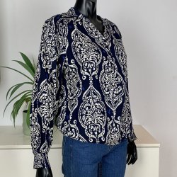 Ofelia Sati Blouse - Blue