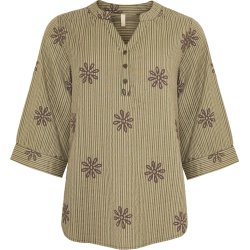 Ofelia Ella Blouse - Army