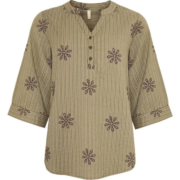 Ofelia Ella Blouse - Army