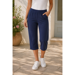 ZE-ZE Edith Capri bukser - Navy