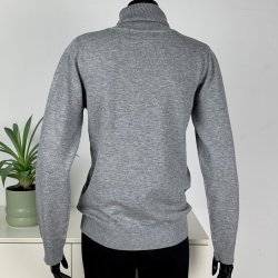 Ofelia FRI Knit Roll Neck - Grey Melange 