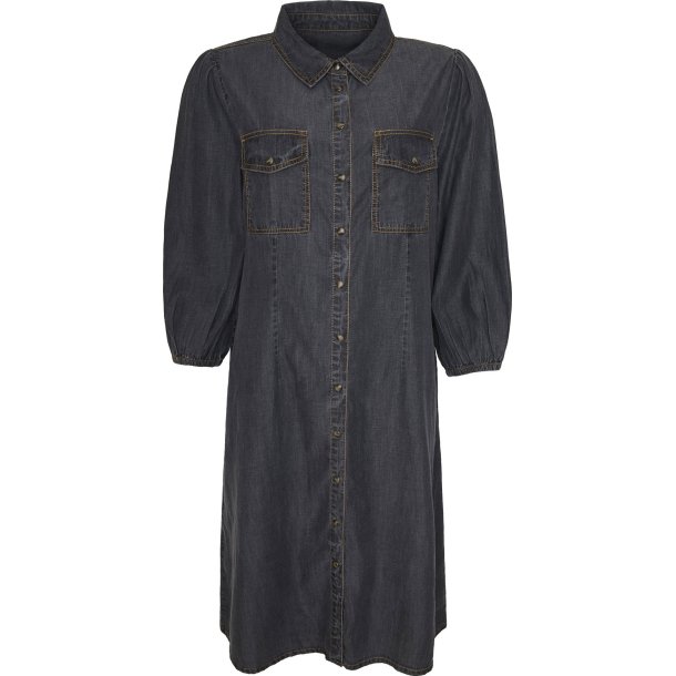 Ofelia Gill Denim Dress - Grey Wash