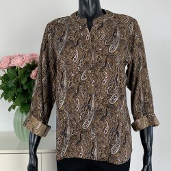 Ofelia Janne Shirt - Brown Combi