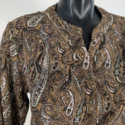 Ofelia Janne Shirt - Brown Combi