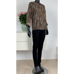 Ofelia Janne Shirt - Brown Combi