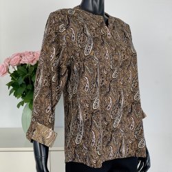 Ofelia Janne Shirt - Brown Combi